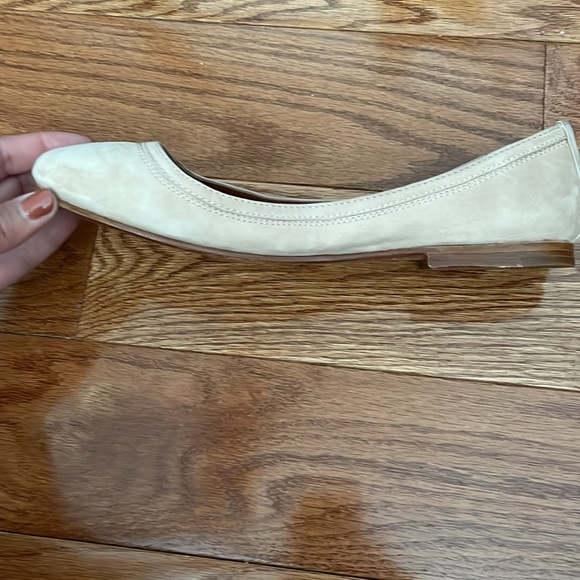 Frye Cream Leather Flats - Picture 3 of 9
